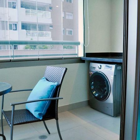 Апартаменты Flat No Brooklin 86 | Alto Padrao + Garagem Сан-Пауло Экстерьер фото